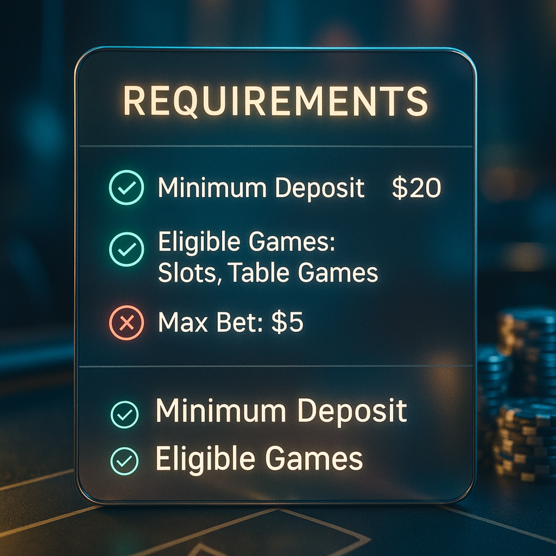 Reload bonuses at online casinos