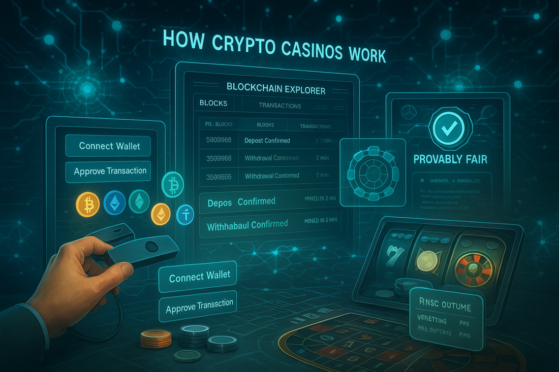 How crypto casinos work