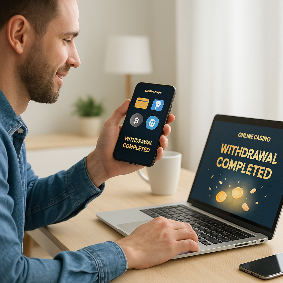 Deposit methods and fast withdrawals